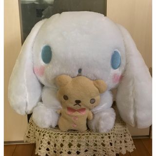 新品　シナモロール　クマだっこBIGぬいぐるみ　にっこり　シナモン　サンリオ