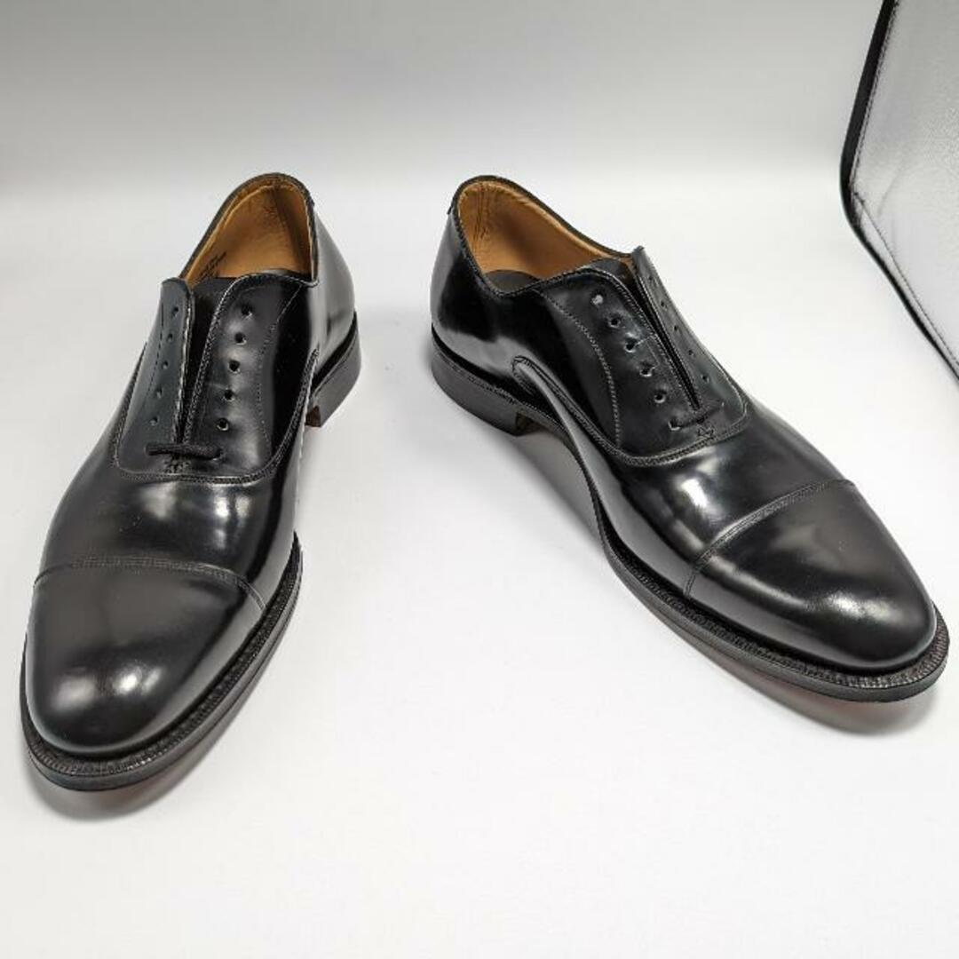 【訳あり】Church's チャーチ　HONG KONG  ストレートチップ BLACK （LAST 136） 【Fitting G】 ≪UK直輸入・正規品≫ UK8.0(26.5ｃｍ)