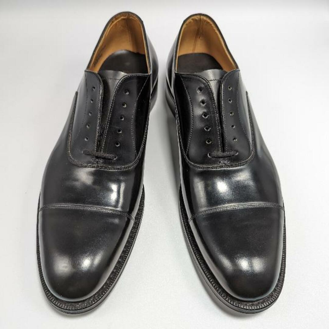 【訳あり】Church's チャーチ　HONG KONG  ストレートチップ BLACK （LAST 136） 【Fitting G】 ≪UK直輸入・正規品≫ UK8.0(26.5ｃｍ)