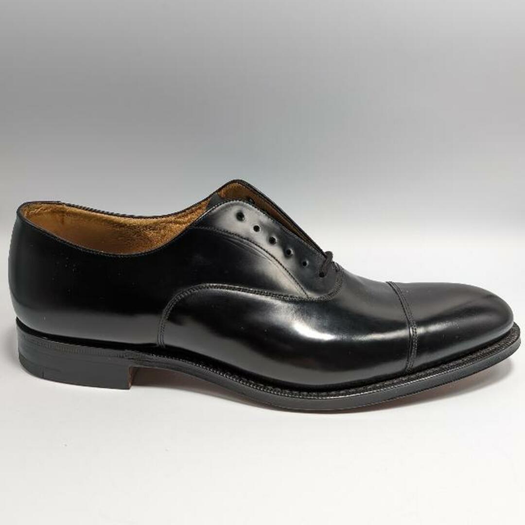 【訳あり】Church's チャーチ　HONG KONG  ストレートチップ BLACK （LAST 136） 【Fitting G】 ≪UK直輸入・正規品≫ UK8.0(26.5ｃｍ)