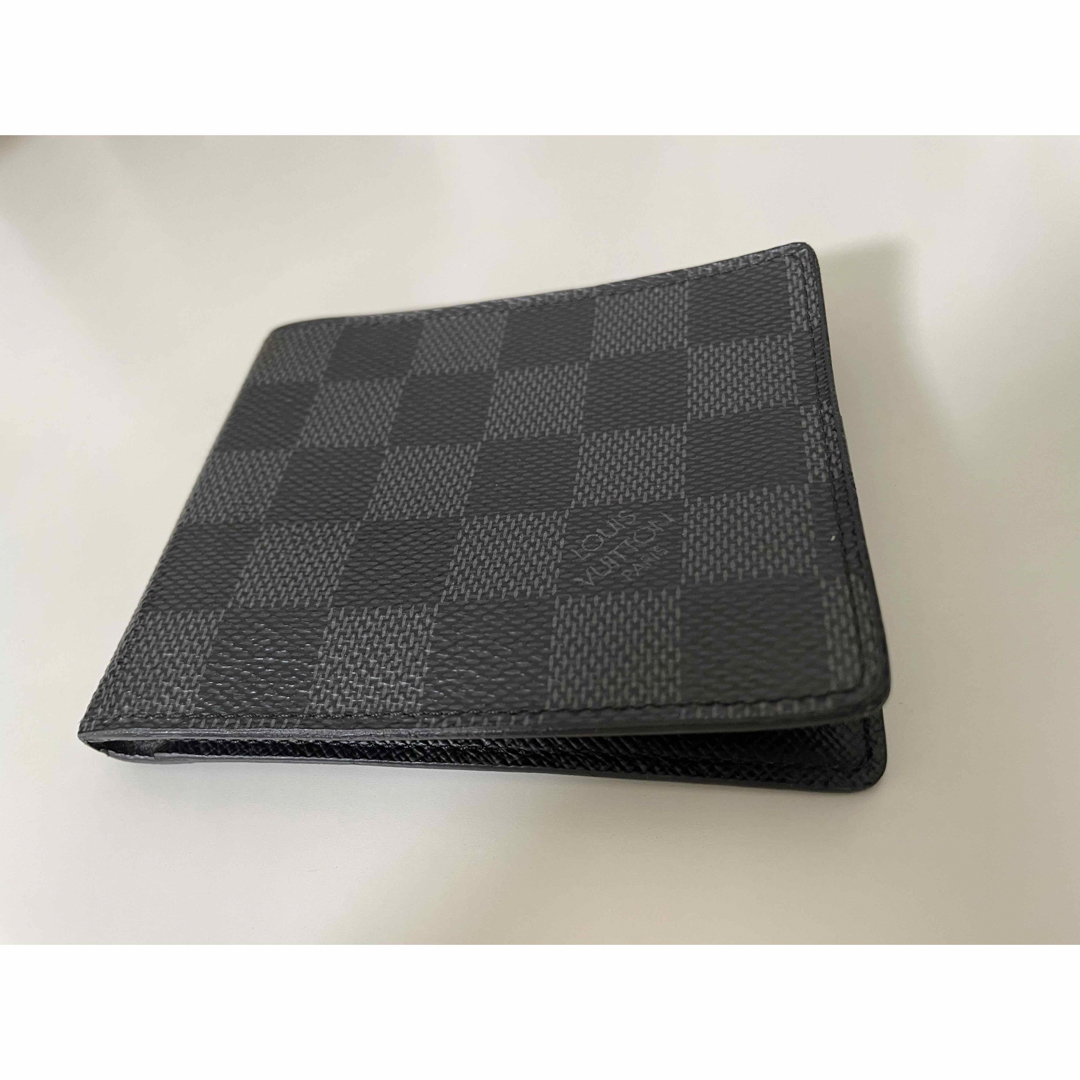 LOUIS VUITTON ダミエ・グラフィット 二つ折り財布 マネークリップ LOUIS VUITTON ダミエ・グラフィット 二つ折り財布 マネークリップ