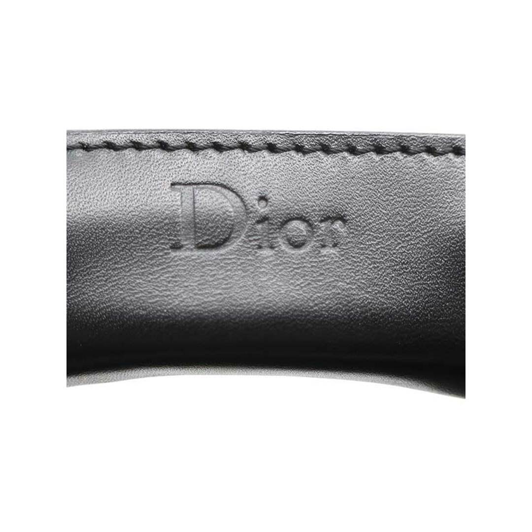 Dior HOMME ディオールオム レザーコンビ ロゴ ブリーフケース ビジネスバッグ ブラック