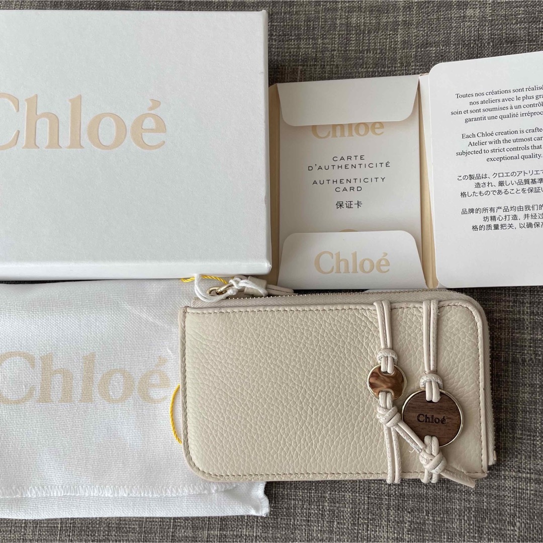 Chloe malouジップ付きスモールパース コインケース