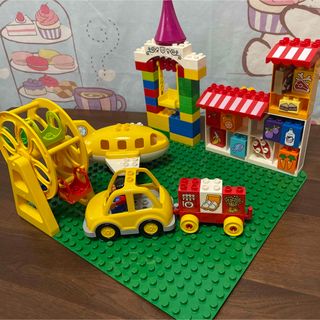 レゴデュプロ(レゴ デュプロ)のLEGOデュプロ　飛行機　車　スーパー　観覧車(積み木/ブロック)