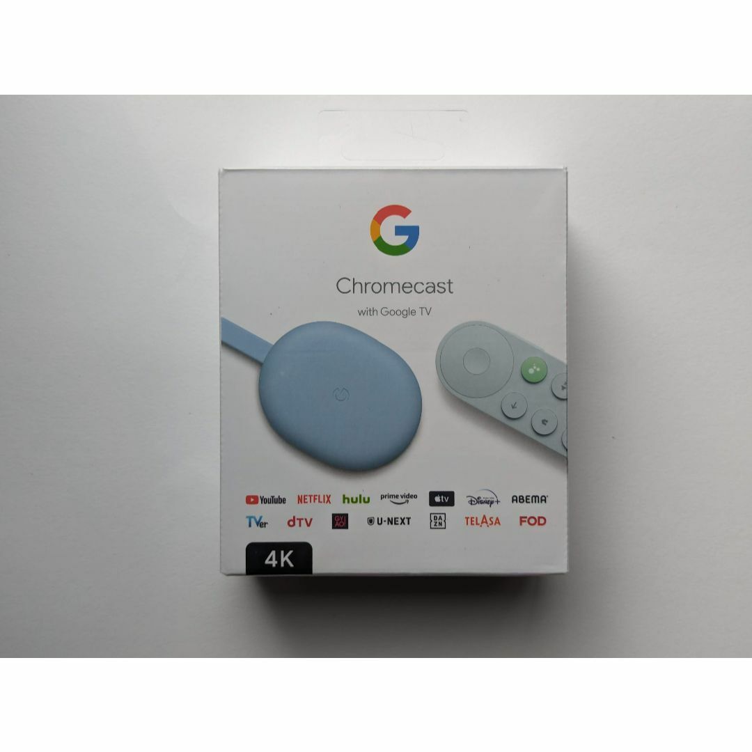 Google(グーグル)の【新品未開封】Chromecast with GoogleTV 4K スマホ/家電/カメラのテレビ/映像機器(その他)の商品写真