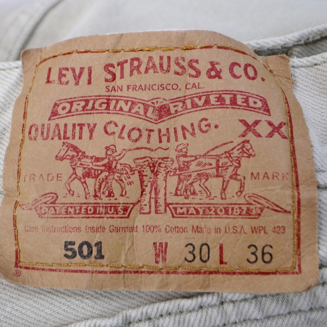 Levi's - 90年代 USA製 Levi's リーバイス 501xx デニムパンツ ボタン