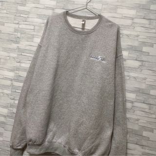 JERZEES - JERZEES スウェット グレー XL 企業 ロゴ 刺繍 裏起毛 USA