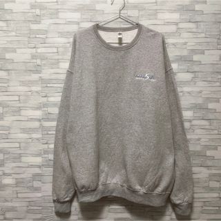 JERZEES - JERZEES スウェット グレー XL 企業 ロゴ 刺繍 裏起毛 USA