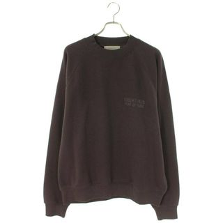 フィアオブゴッド(FEAR OF GOD)のフォグ  ESSENTIALS Crewneck PLUM ロゴクルーネックスウェット メンズ L(スウェット)