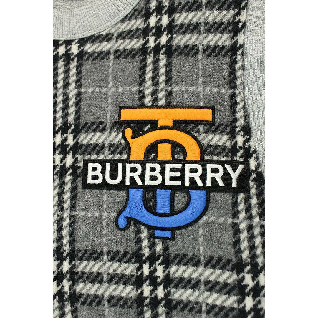 BURBERRY - バーバリー 8033045 ニット切替ノバチェックTBクルーネック