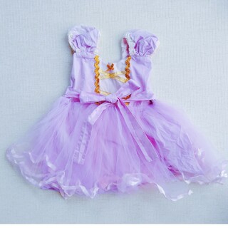 ラプンツェル(ラプンツェル)のラプンツェル　ドレス　ワンピース　プリンセス　紫　ディズニー　かわいい(ドレス/フォーマル)