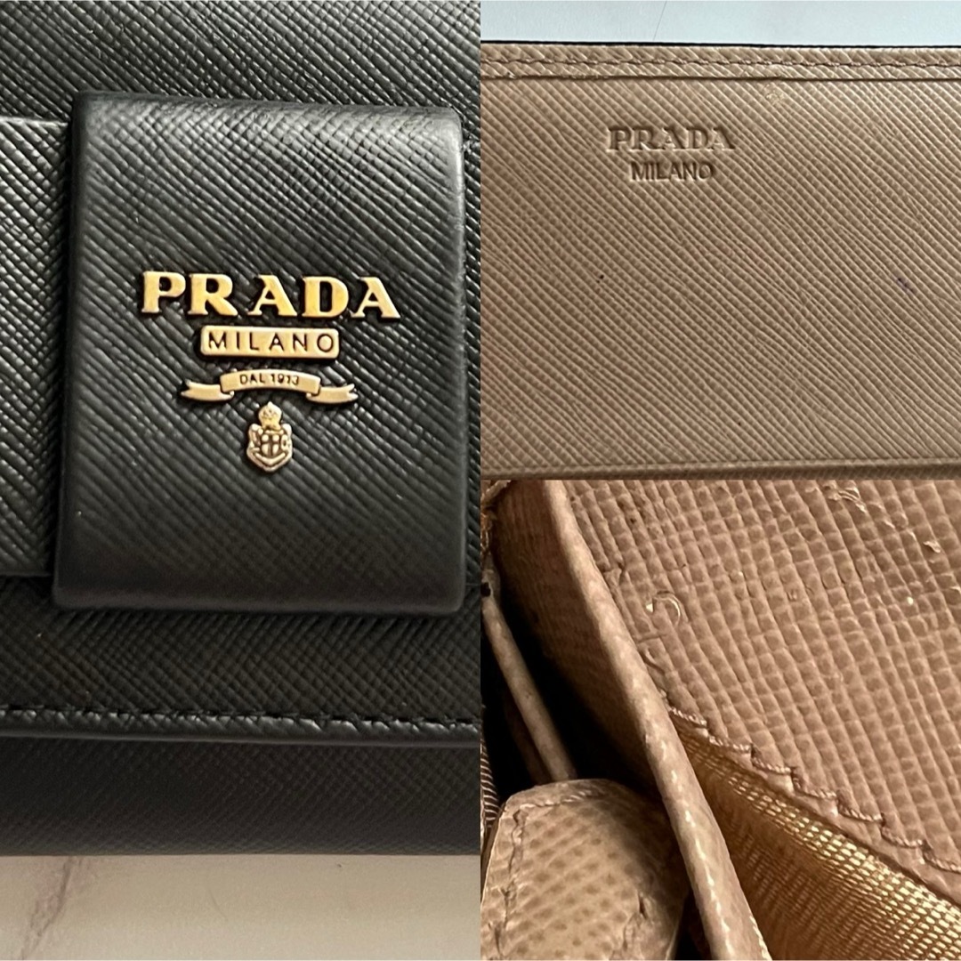 525 限定価格 PRADA プラダ 2つ折り 長財布