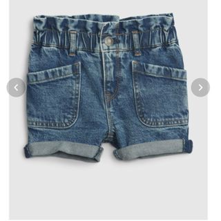 ベビーギャップ(babyGAP)の新品　GAP　ウォッシュウェルジャストライクマム　デニムショートパンツ　ベビー(パンツ/スパッツ)