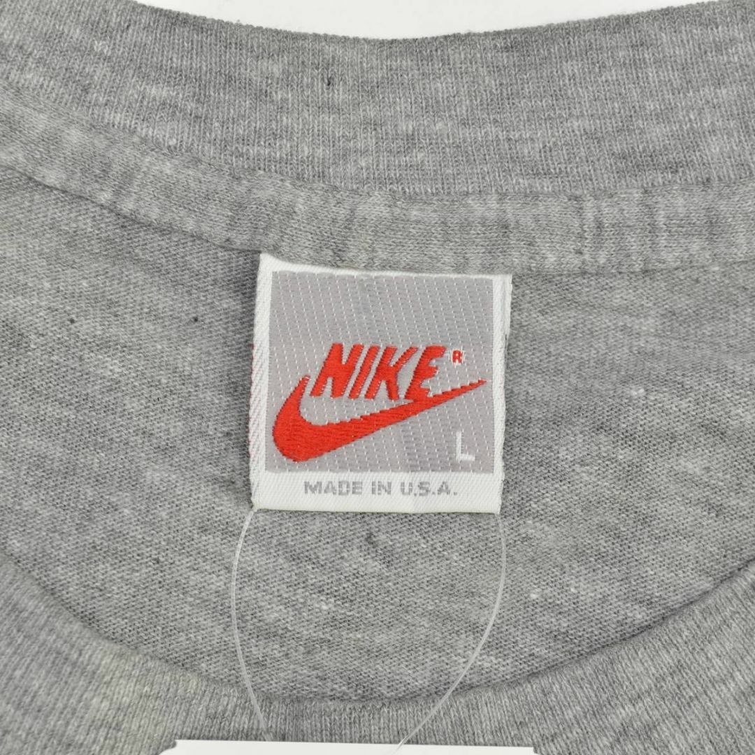 NIKE - 【NIKE】90s 銀タグ USA製 スウォッシュ刺繍半袖Tシャツの通販