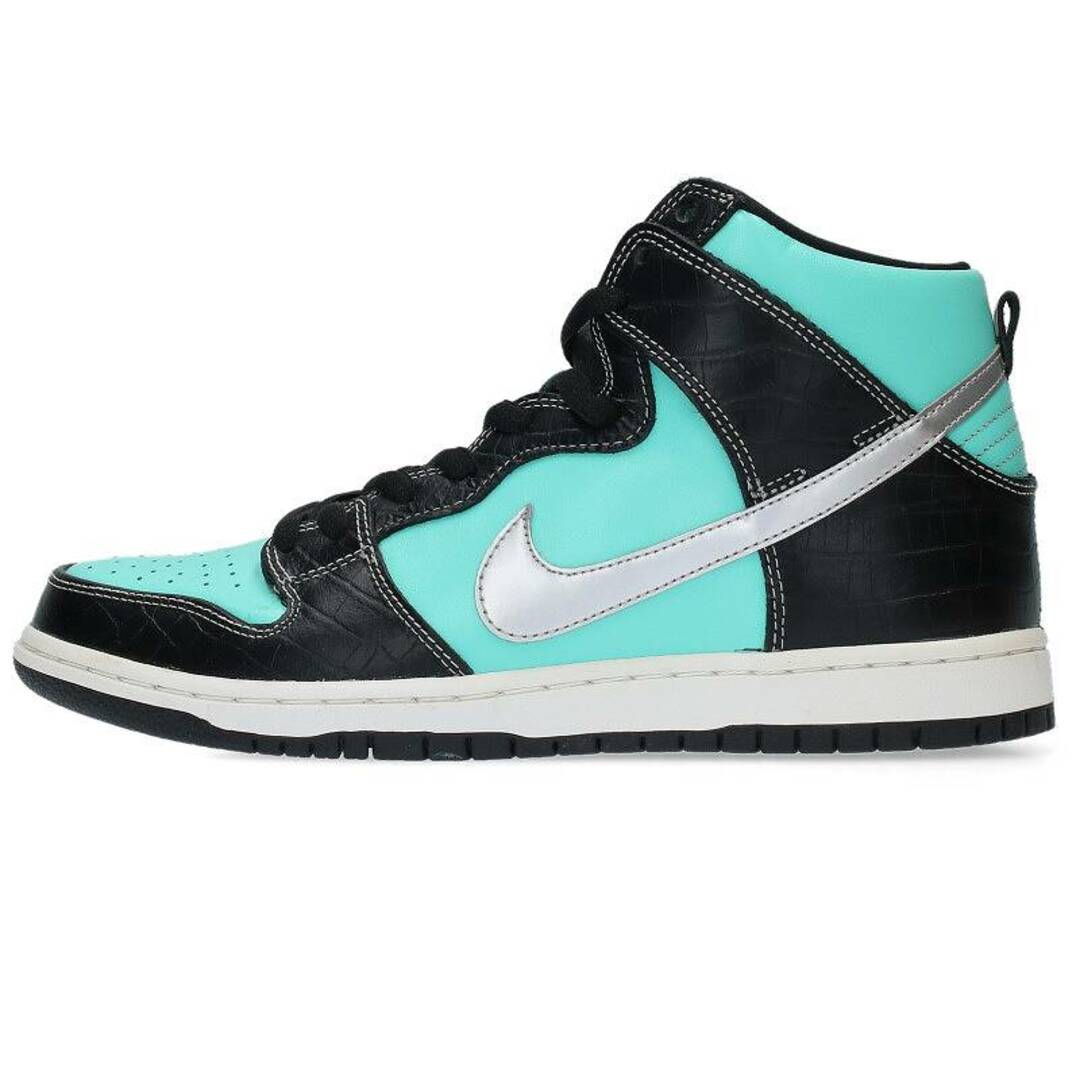 ナイキ  DUNK HIGH PRM SB DIAMOND 653599-400 ダンク ハイ プレミアム エスビー ダイヤモンドスニーカー メンズ 28cm