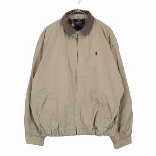 ポロラルフローレン(POLO RALPH LAUREN)のSALE///// Polo by Ralph Lauren ポロバイラルフローレン スイングトップ ワンポイントロゴ ベージュ (メンズ L) O2772(その他)