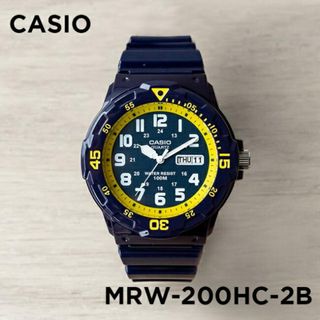 カシオ(CASIO)の【並行輸入品】【日本未発売】CASIO SPORTS カシオ スポーツ MRW-200HC-2B 腕時計 時計 ブランド メンズ キッズ 子供 チープカシオ チプカシ アナログ 日付 防水 ネイビー 海外モデル 送料無料(腕時計(アナログ))