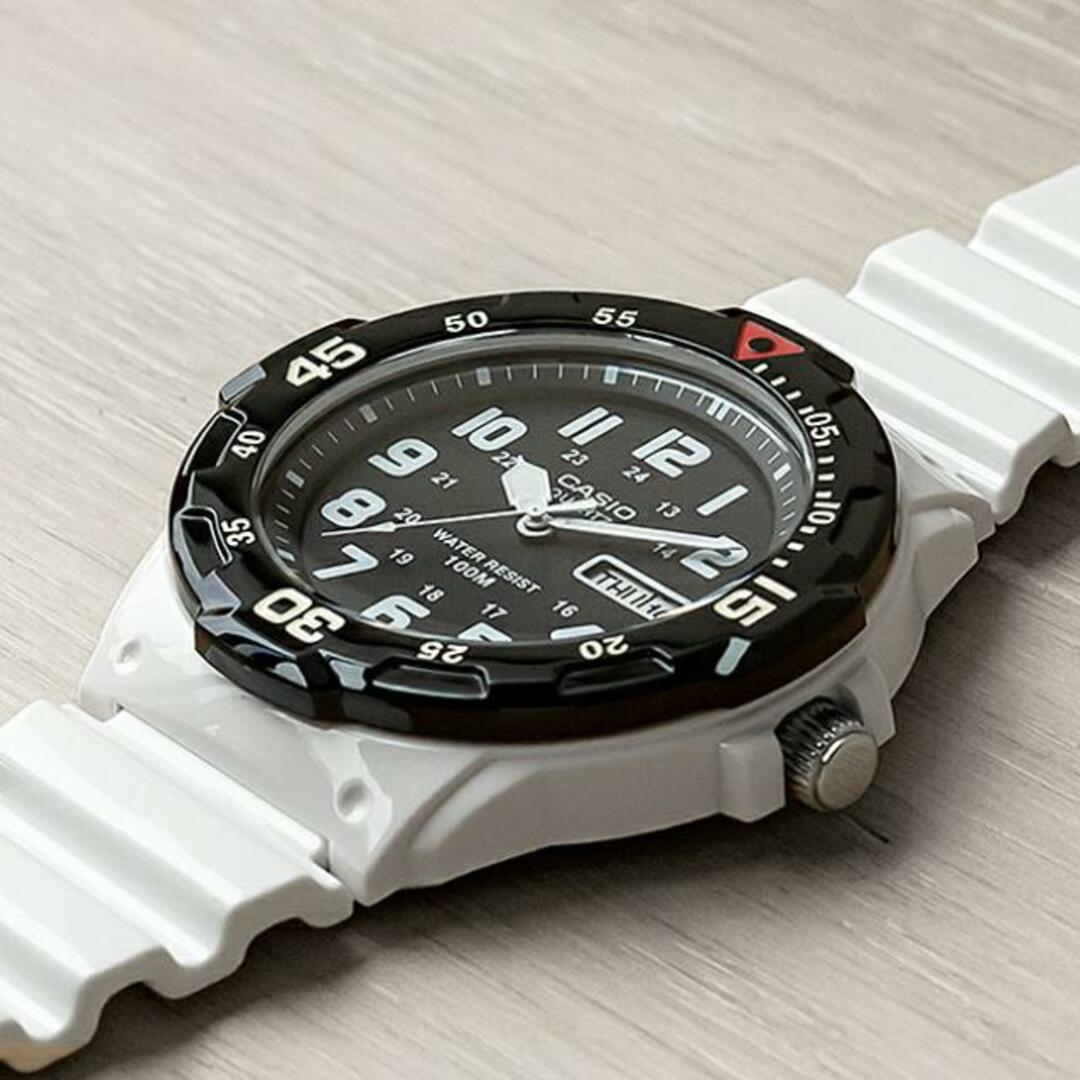 CASIO(カシオ)の【並行輸入品】【日本未発売】CASIO SPORTS カシオ スポーツ MRW-200HC-7B 腕時計 時計 ブランド メンズ キッズ 子供 チープカシオ チプカシ アナログ 日付 防水 ホワイト 白 ブラック 黒 海外モデル 送料無料 メンズの時計(腕時計(アナログ))の商品写真