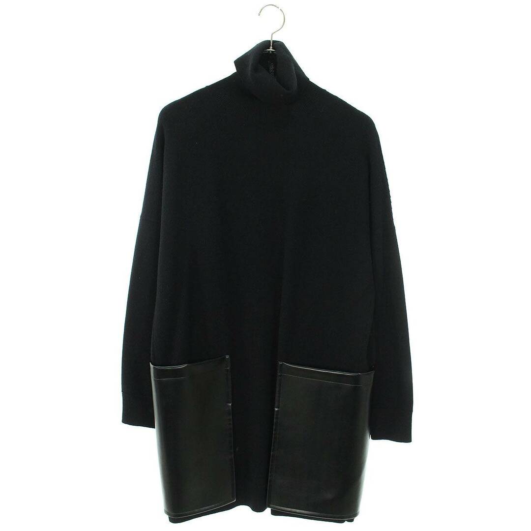 ジュンヤワタナベ  20AW  JF-N006 AD2020フェイクレザーポケットワンピースニット レディース M