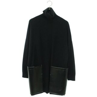 ジュンヤワタナベ(JUNYA WATANABE)のジュンヤワタナベ  20AW  JF-N006 AD2020フェイクレザーポケットワンピースニット レディース M(その他)