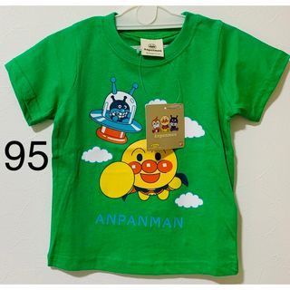 バンダイ(BANDAI)の新品　タグ付き　Tシャツ　アンパンマン　ばいきんまん　緑　半袖(Tシャツ/カットソー)