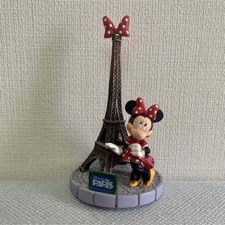 ディズニー(Disney)の【破損あり】Disneyland Paris購入品 ミニーマウス×エッフェル塔(置物)