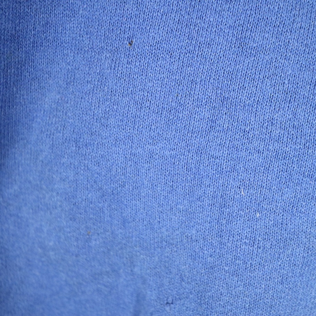 USA製 NATIONAL WILDLIFE FEDERATION アニマルプリントスウェット 丸首 オオカミ ブルー (メンズ XL) 中古 古着 O2807 メンズのトップス(スウェット)の商品写真