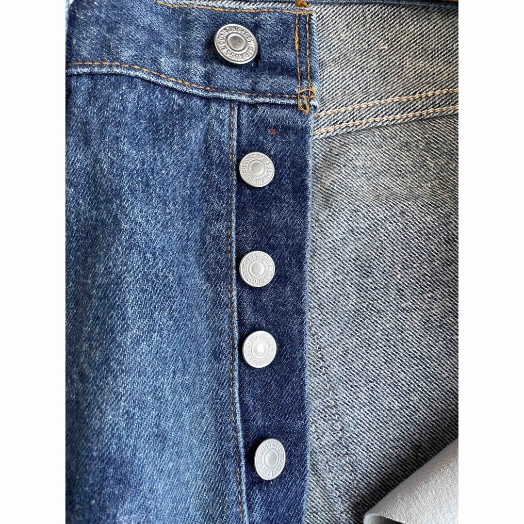 Levi's(リーバイス)の90s オリジナル　ヴィンテージ　USA製　ペンキリーバイス　501XX 濃紺 メンズのパンツ(デニム/ジーンズ)の商品写真