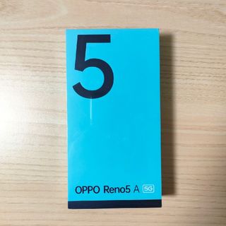 【未開封】OPPO Reno5 A  シルバーブラック(スマートフォン本体)