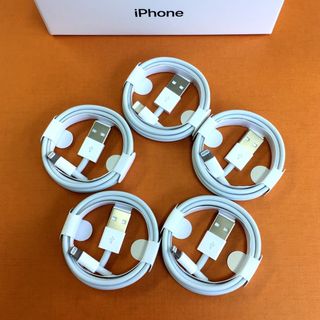 アイフォーン(iPhone)のiPhone 充電ケーブル　ライトニングケーブル usbアダプタ コード 充電器(バッテリー/充電器)