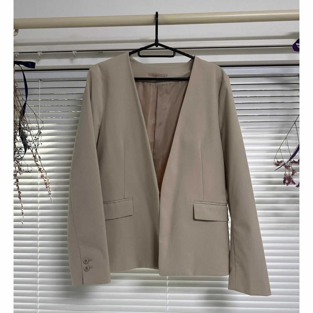 美品 GU ウォッシャブル ノーカラージャケット L | フリマアプリ ラクマ 美品 GU ウォッシャブル ノーカラージャケット L | フリマアプリ ラクマ
