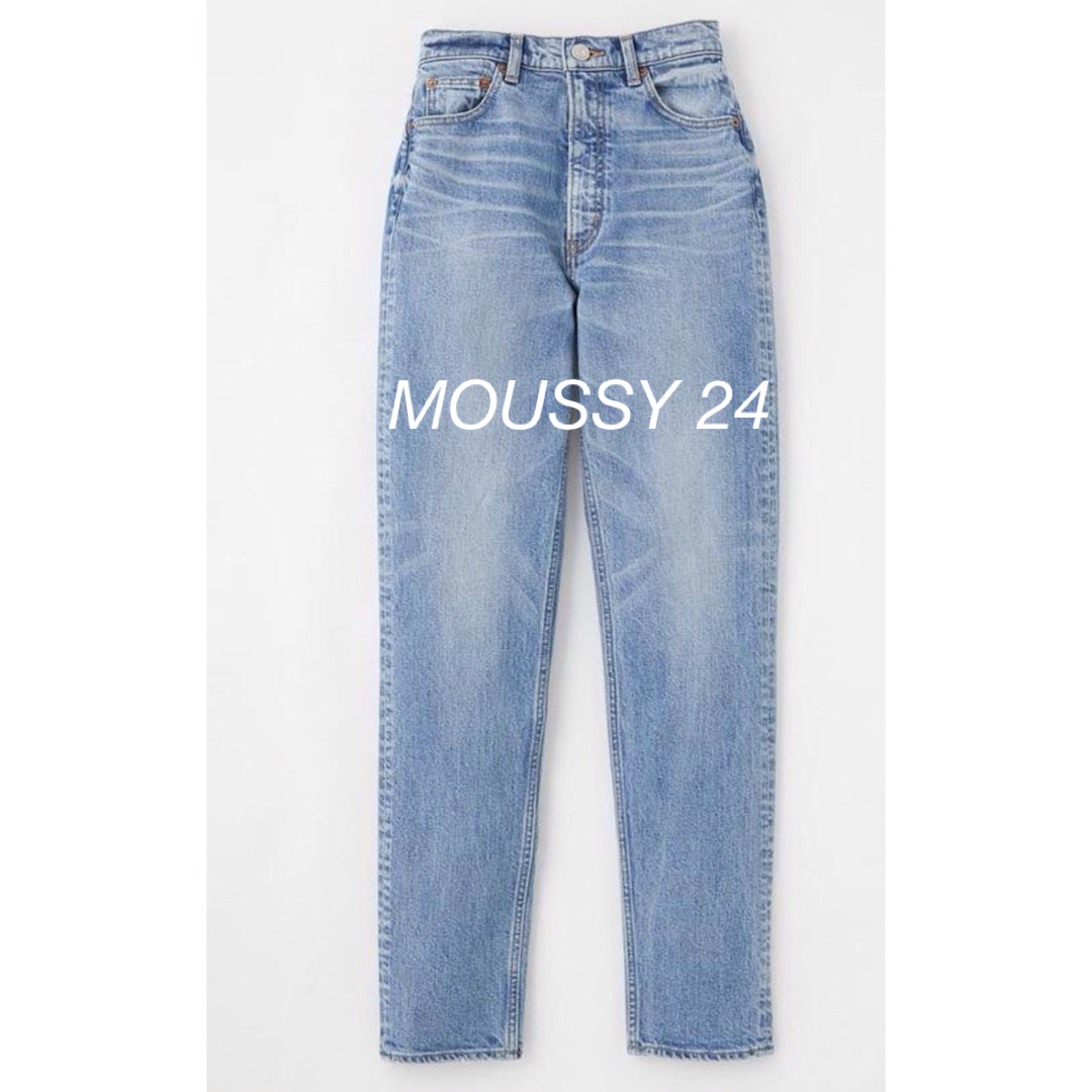 MOUSSY PLAIN JEANS STRAIGHT SLIM 24 | フリマアプリ ラクマ