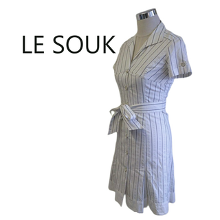 ルスーク(Le souk)のLe souk ルスーク ベルト付き　ワンピース(ひざ丈ワンピース)