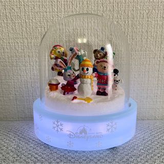 ディズニー(Disney)の香港ディズニー購入品 ダッフィーフレンズ クリスマススノードーム(キャラクターグッズ)