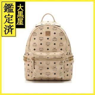 MCM サイドスタッズバックパック ヴィセトス mini リュック ベージュ