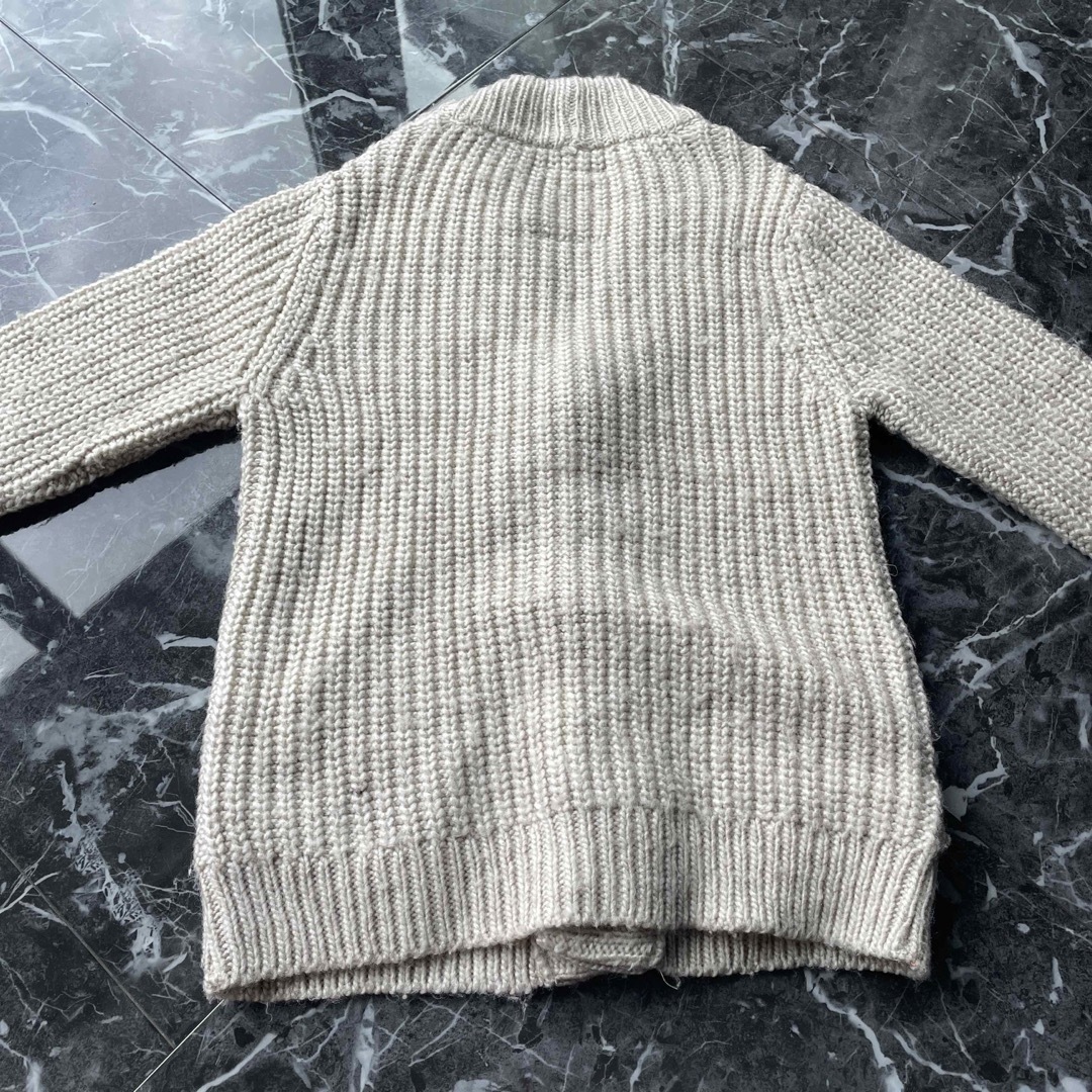 ZARA KIDS(ザラキッズ)のzara  ニットカーディガン　5y  110cm ニット　羽織り　ダッフル キッズ/ベビー/マタニティのキッズ服男の子用(90cm~)(カーディガン)の商品写真