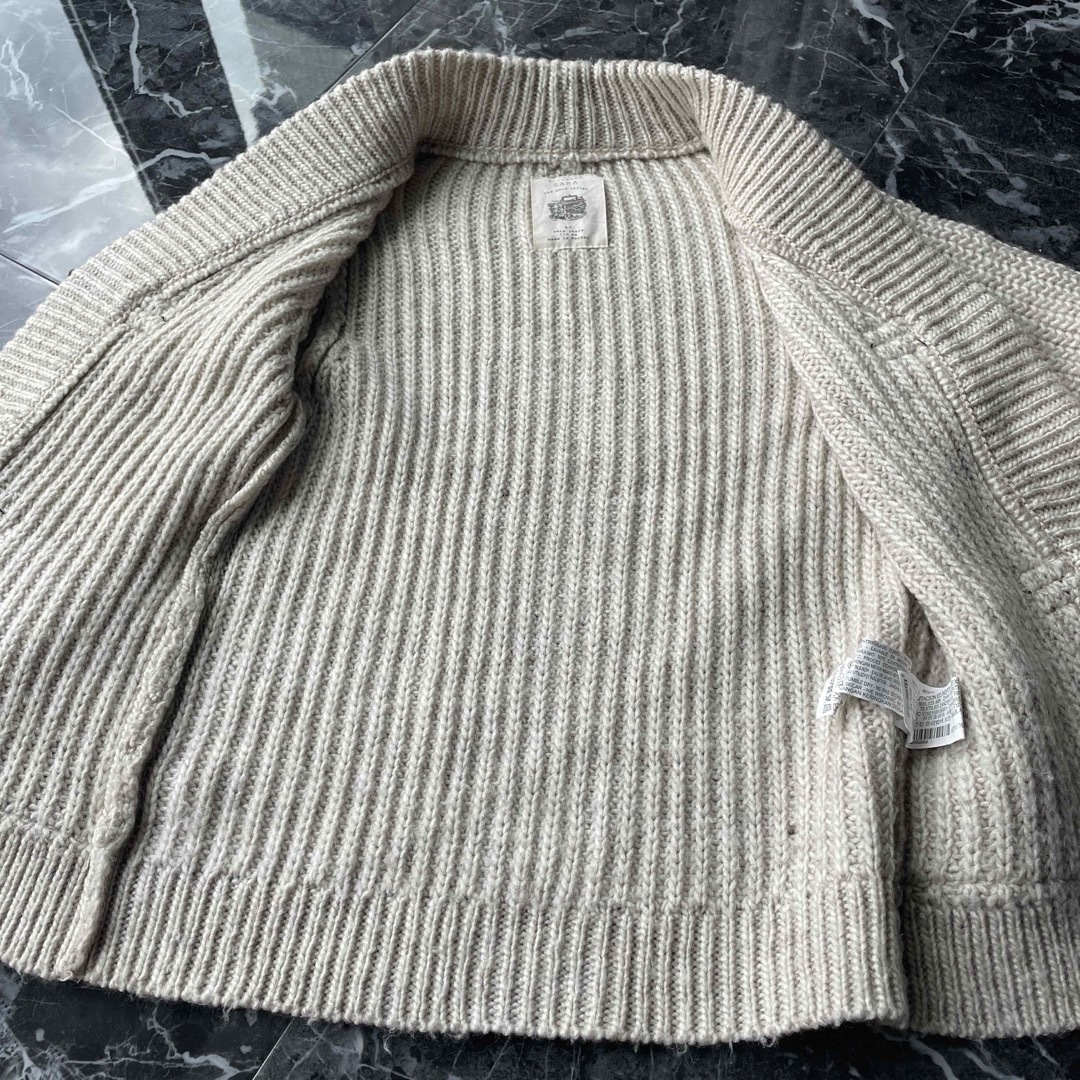 ZARA KIDS(ザラキッズ)のzara  ニットカーディガン　5y  110cm ニット　羽織り　ダッフル キッズ/ベビー/マタニティのキッズ服男の子用(90cm~)(カーディガン)の商品写真