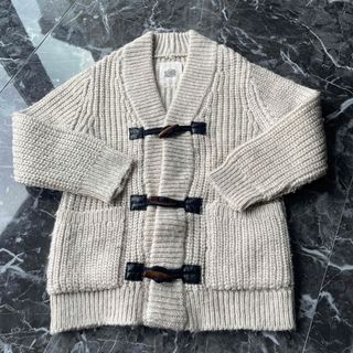 ザラキッズ(ZARA KIDS)のzara  ニットカーディガン　5y  110cm ニット　羽織り　ダッフル(カーディガン)