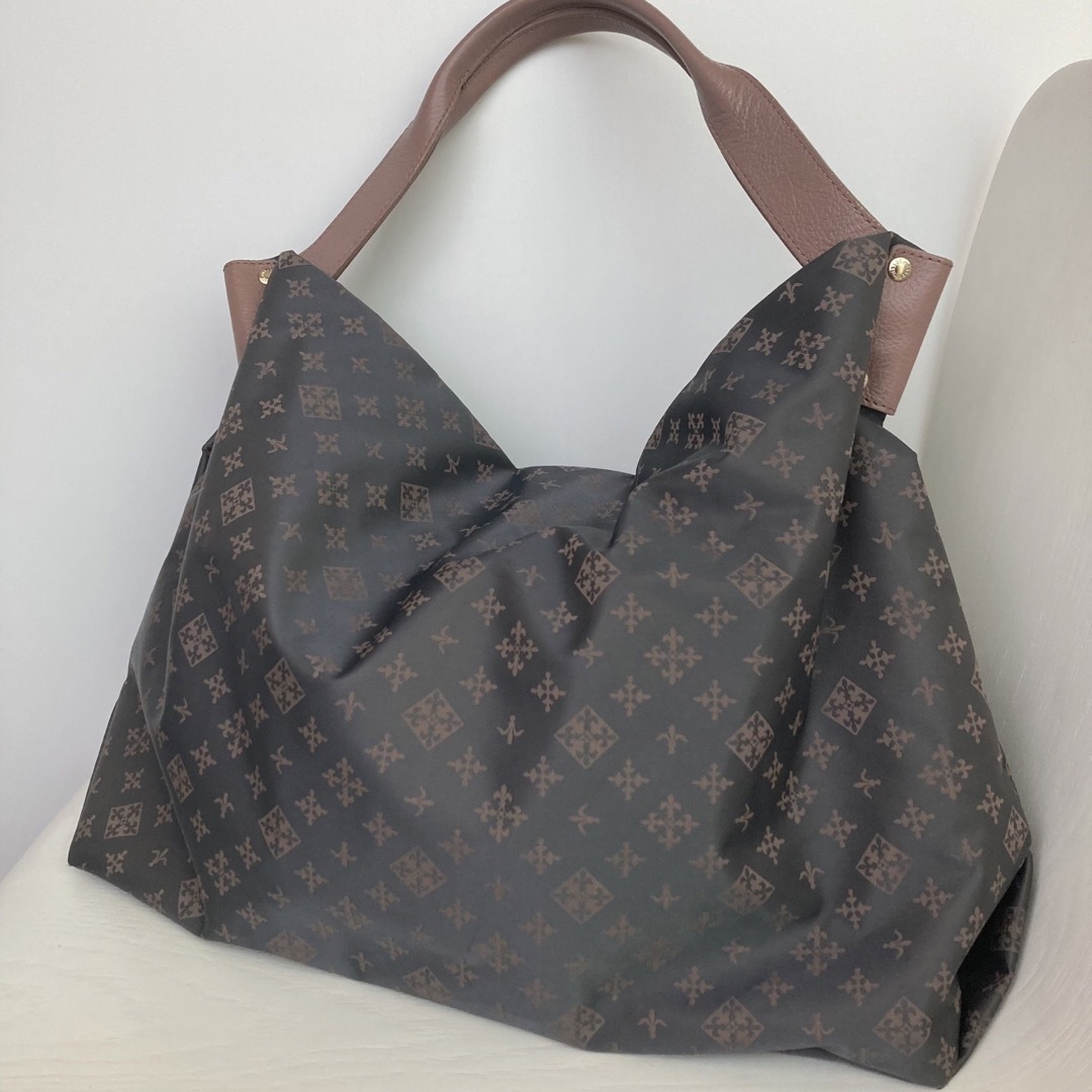 【美品】russet ラシット ナイロントートバッグ グレー 8