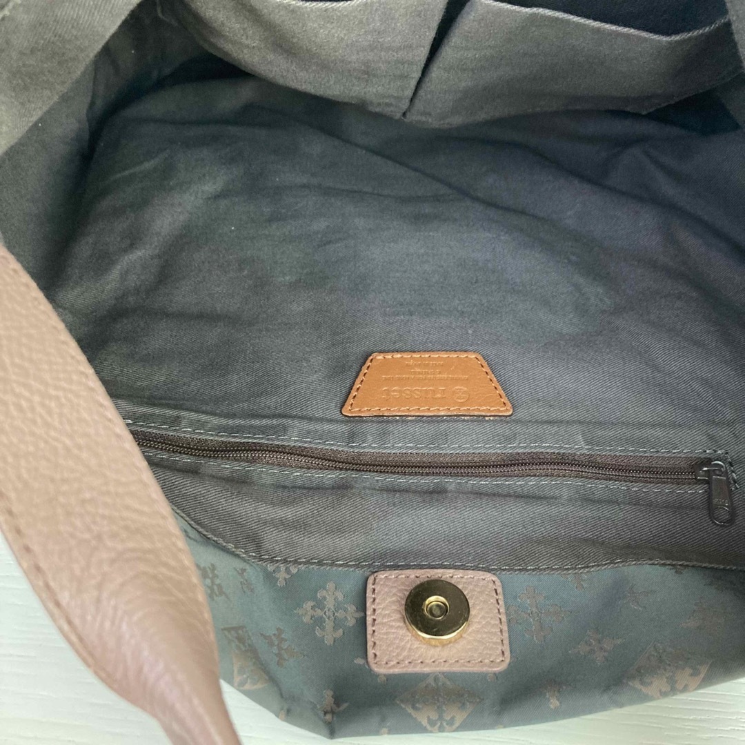【美品】russet ラシット ナイロントートバッグ グレー 5
