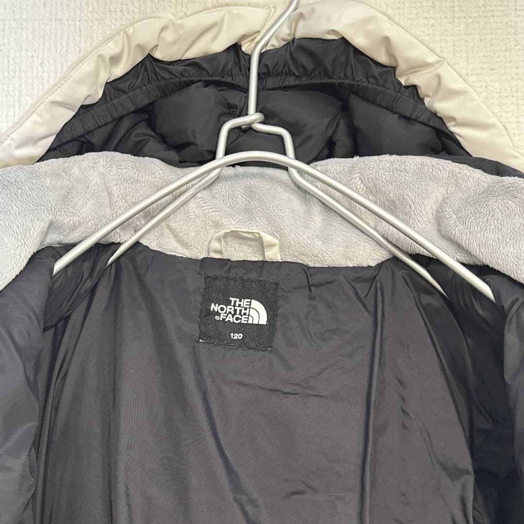 THE NORTH FACE(ザノースフェイス)のノースフェイス ロングダウンジャケット120 6〜7歳 キッズ キッズ/ベビー/マタニティのキッズ服男の子用(90cm~)(ジャケット/上着)の商品写真