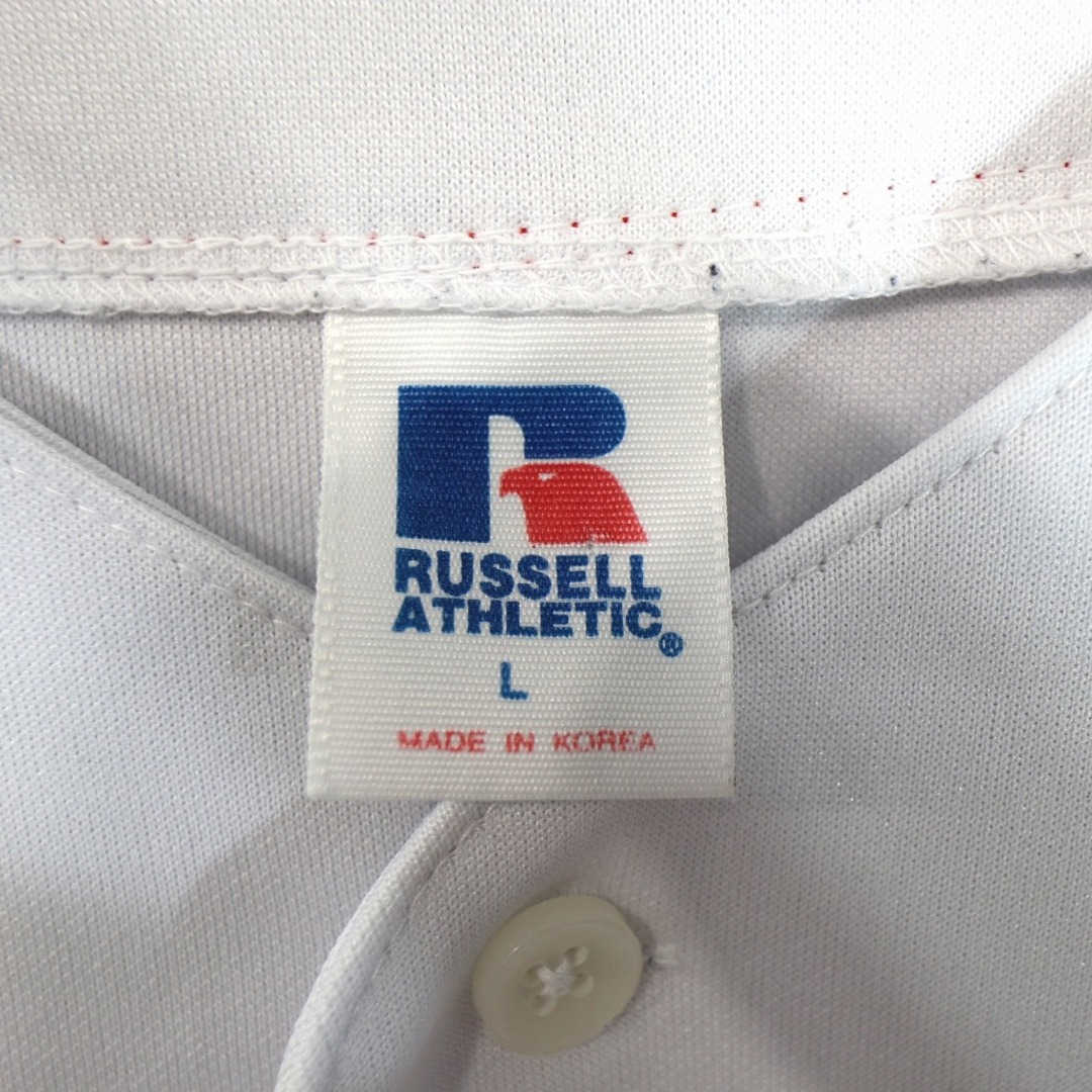 RUSSELL MLB ボストン・レッドソックス ベースボールシャツ 半袖T