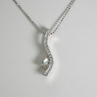 Pt900/850 ダイヤモンド/0.47ct ペンダント[g139-67］(ネックレス)