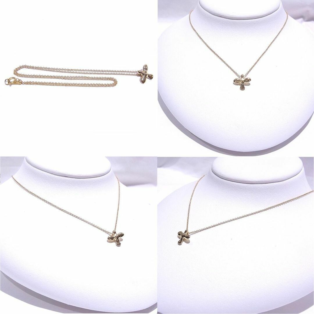 ティファニー　TIFFANY&CO バードクロスネックレス ペンダント　18K　750　YG　鳥