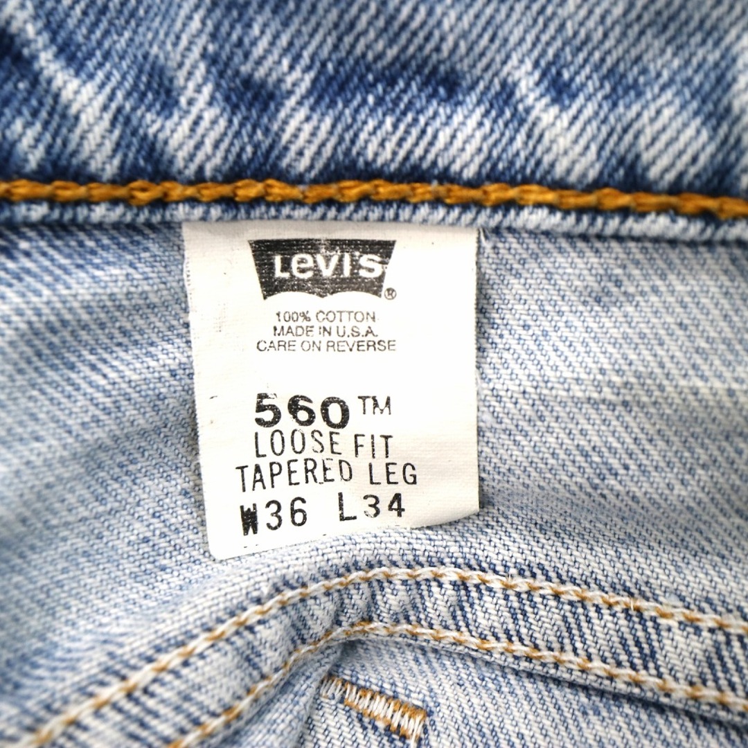 levis 560 リーバイス　ジーンズ　パンツ　デニム　34×36