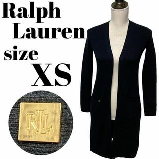 ラルフローレン(Ralph Lauren)の【高級】LAUREN RALPH LAUREN カーディガン 長袖 RLL 金具(カーディガン)