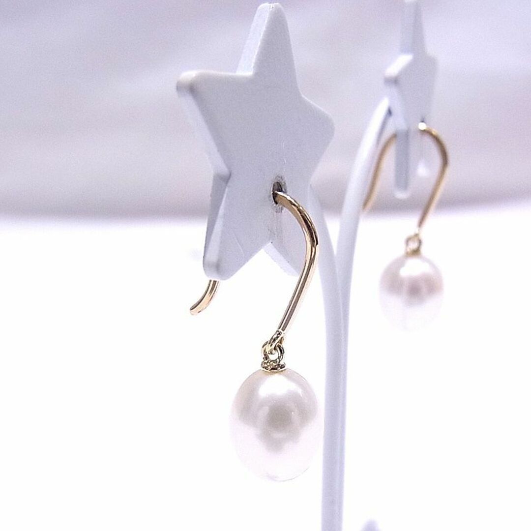 MIKIMOTO - ミキモト MIKIMOTO パールピアス K18YG イエローゴールドの