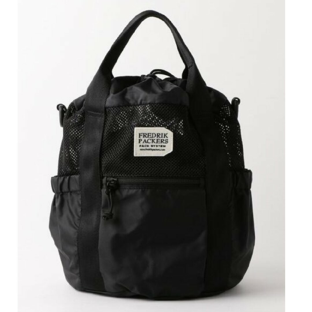 FREDRIK PACKERS(フレドリックパッカーズ)の新品 タグ付き FREDRIK PACKERS 巾着 2WAYバッグ レディースのバッグ(ショルダーバッグ)の商品写真