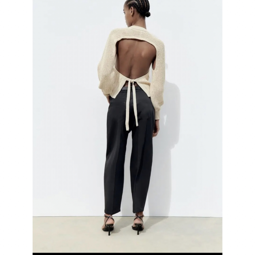 ZARA ベルト付き　チノパンツ