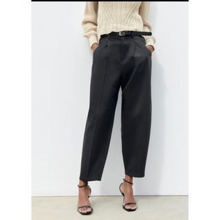 ZARA ベルト付き　チノパンツ